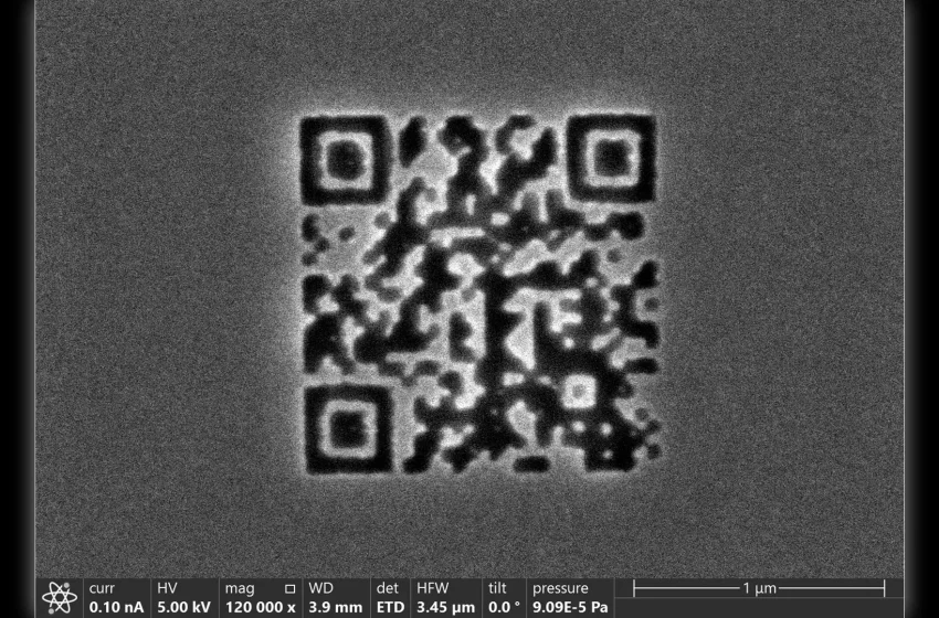  World’s smallest QR code, smaller than bacteria, could store data for centuries