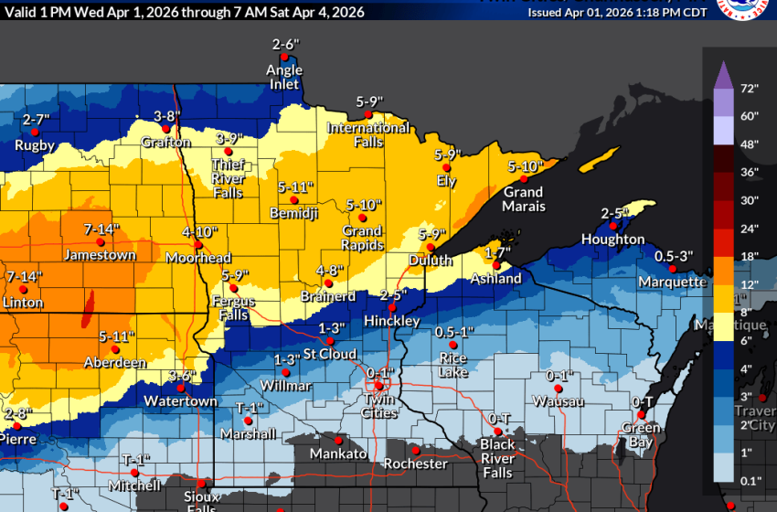  Winter storm warnings: Sleety, icy, snowy system through Thursday – MPR News
