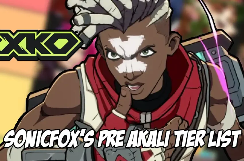  SonicFox releases final tier list for 2XKO before Akali joins