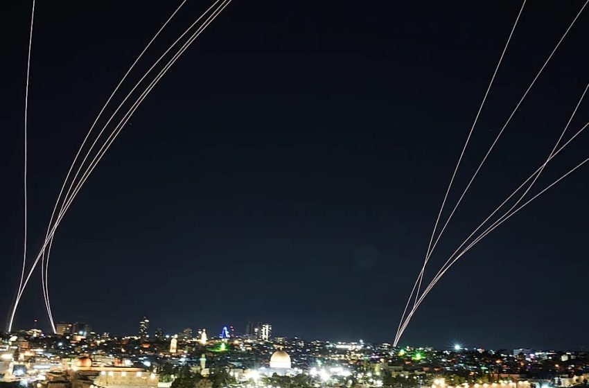  Iran launches biggest salvo of missiles in three weeks at Israel, military officials say