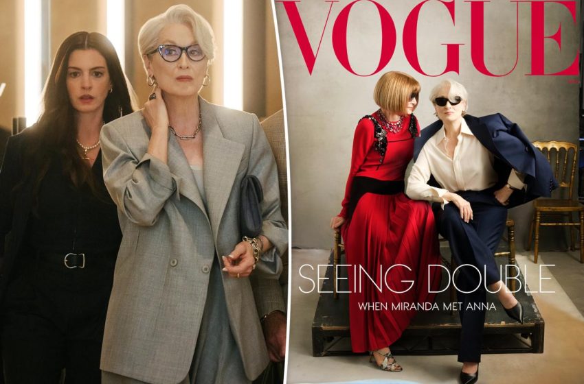 Meryl Streep and Anna Wintour cover Vogue together for ‘The Devil Wears Prada 2’