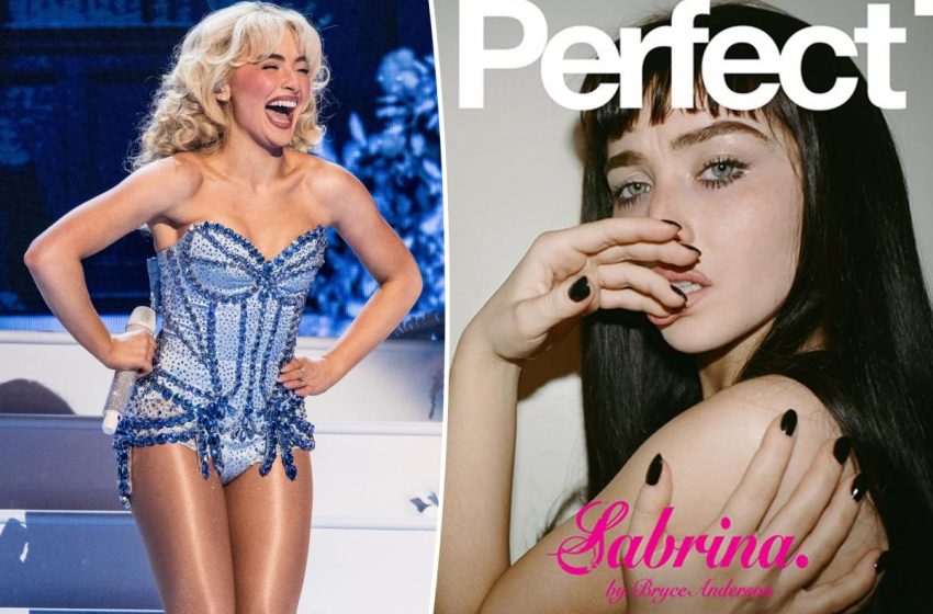  Sabrina Carpenter is unrecognizable as a brunette on the cover of Perfect