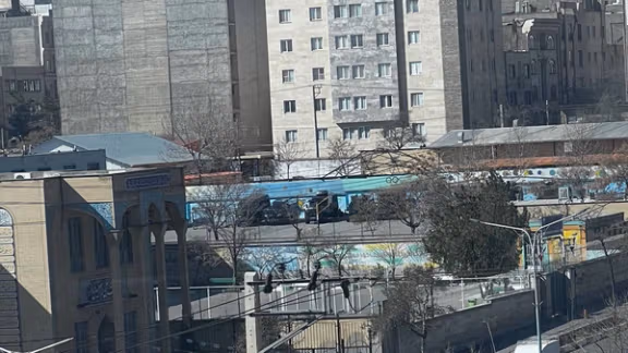 In the northeastern Iranian city of Mashhad, footage sent to Iran International on March 10 from Fakouri Boulevard showed vehicles belonging to security forces present in the courtyard of Ali Shahrestani primary school.