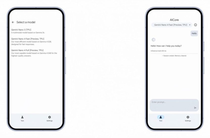  Google previews Gemini Nano 4 for Android AICore, coming this year