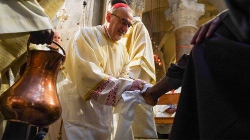 Cardinal Pizzaballa on Maundy Thursday: ‘We are here to celebrate life'