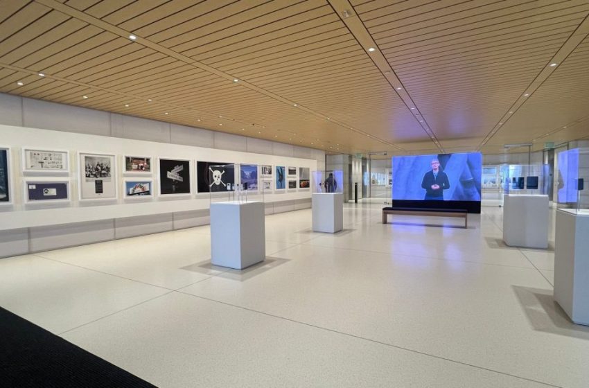  Apple debuts 50th anniversary exhibit at Apple Park with iconic products and photography