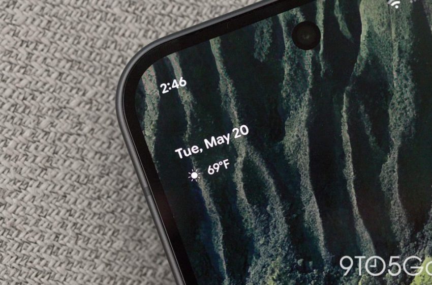  Pixel At a Glance preps showing nearby Google Wallet passes