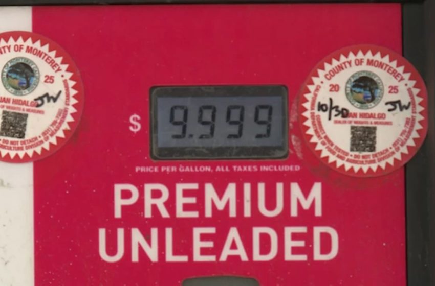  Big Sur, California gas station charging $10 for a gallon of gas