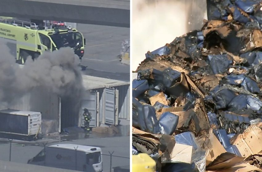  Cargo pallet fire breaks out at San Francisco International Airport, impacting some services, officials say