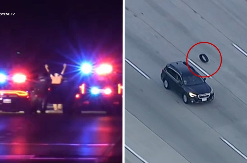  Attempted murder suspect arrested after leading CHP on hourslong chase across several Southern California counties