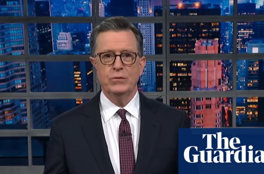  Colbert on Trump’s Iran speech: old news ‘delivered by a narcotized turtle’ | Late-night TV roundup