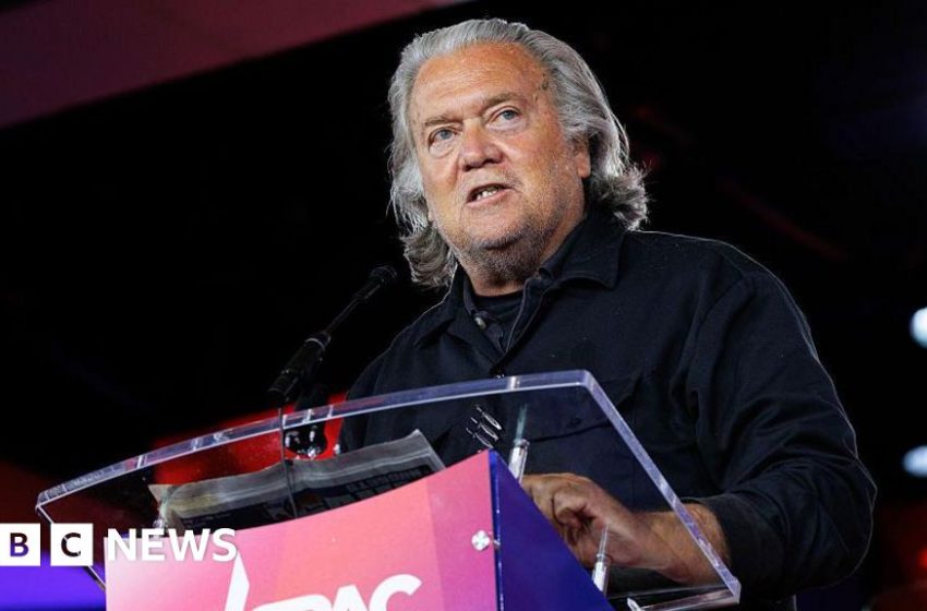  US Supreme Court paves way for dismissal of Steve Bannon conviction – BBC