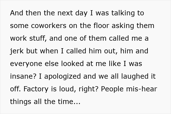 Text excerpt describing a 22-year-old imagining things and hearing people narrate life before an ER visit.