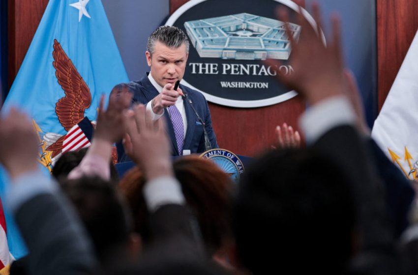  Hegseth says he will allow troops to take personal weapons onto military bases