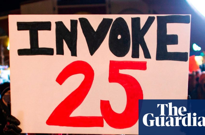  Republicans silent as Democrats call on US cabinet to oust Trump over Iran | Donald Trump