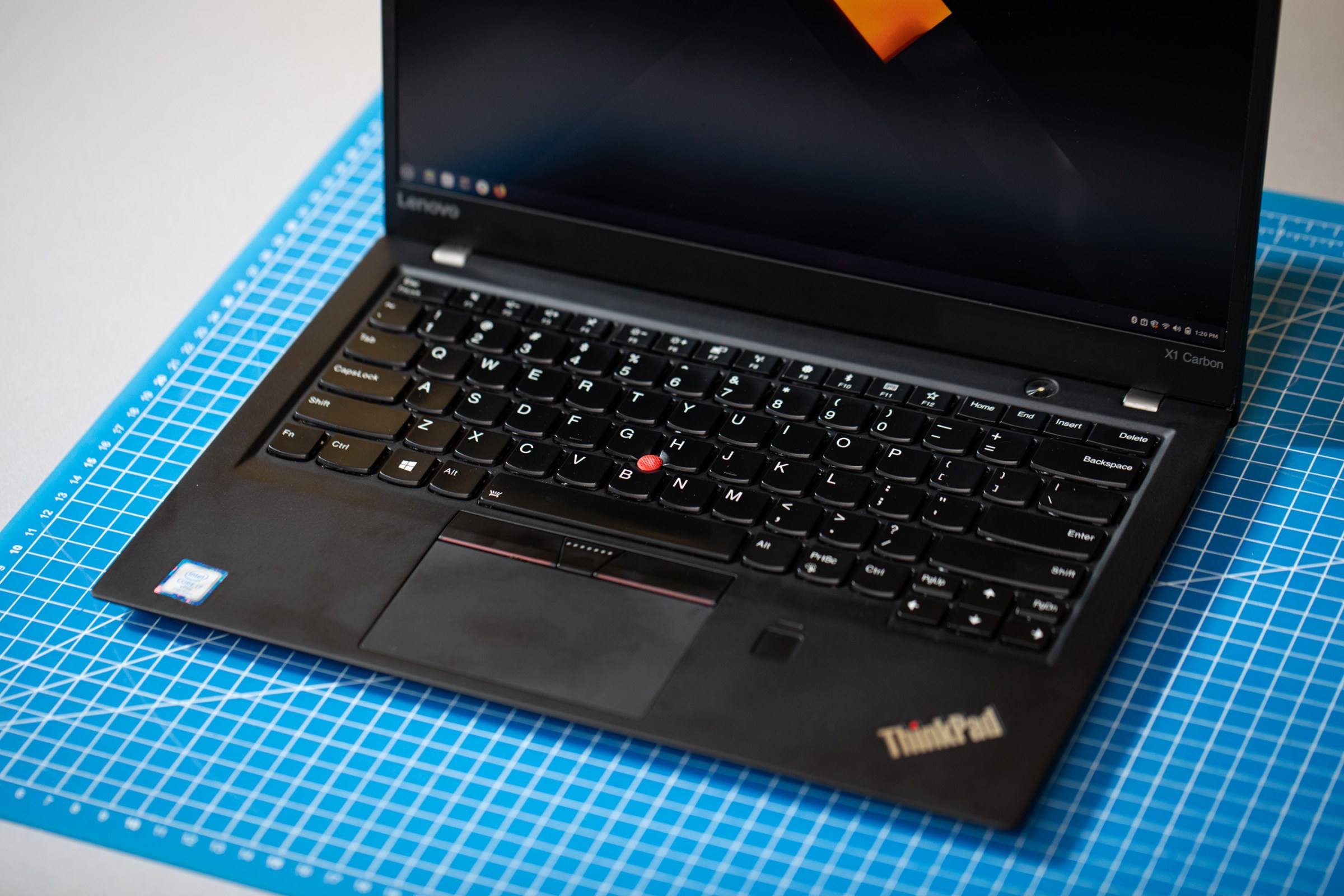 The ThinkPad’s keyboard is still phenomenal, even nine years later.