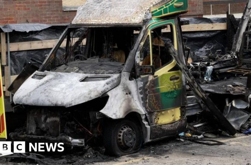  Three charged over Jewish charity ambulance fires – BBC