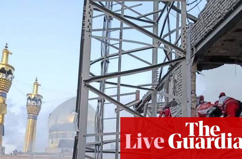  Middle East crisis live: second US crew member of downed fighter jet rescued from Iran – reports | US-Israel war on Iran