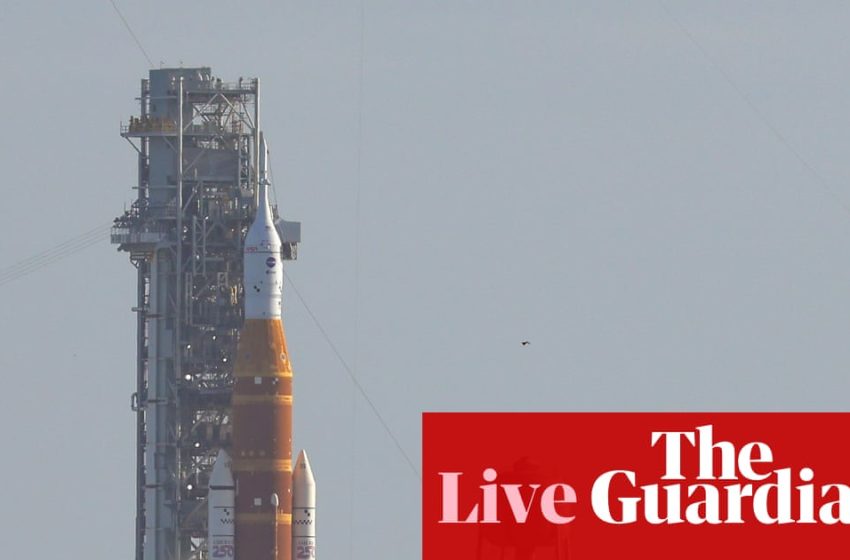  Artemis II, Nasa’s first crewed lunar rocket in more than half a century, prepares for launch – watch and follow live | Space