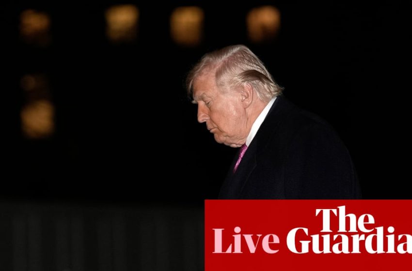 Trump to hold press conference on Iran war after profanity-laden threats on social media – US politics live | Trump administration