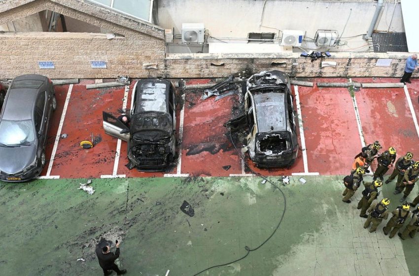  Man Lightly Wounded as Iranian Missile Barrage Targets Northern Israel