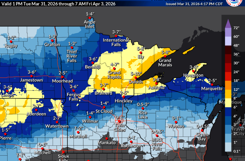  Winter storm watches, advisories across Minnesota Wednesday night through Thursday – mprnews.org