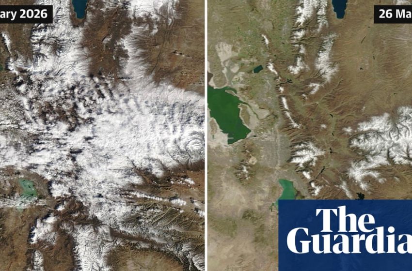  ‘On a whole other level’: rapid snow melt-off in American west stuns scientists | US weather