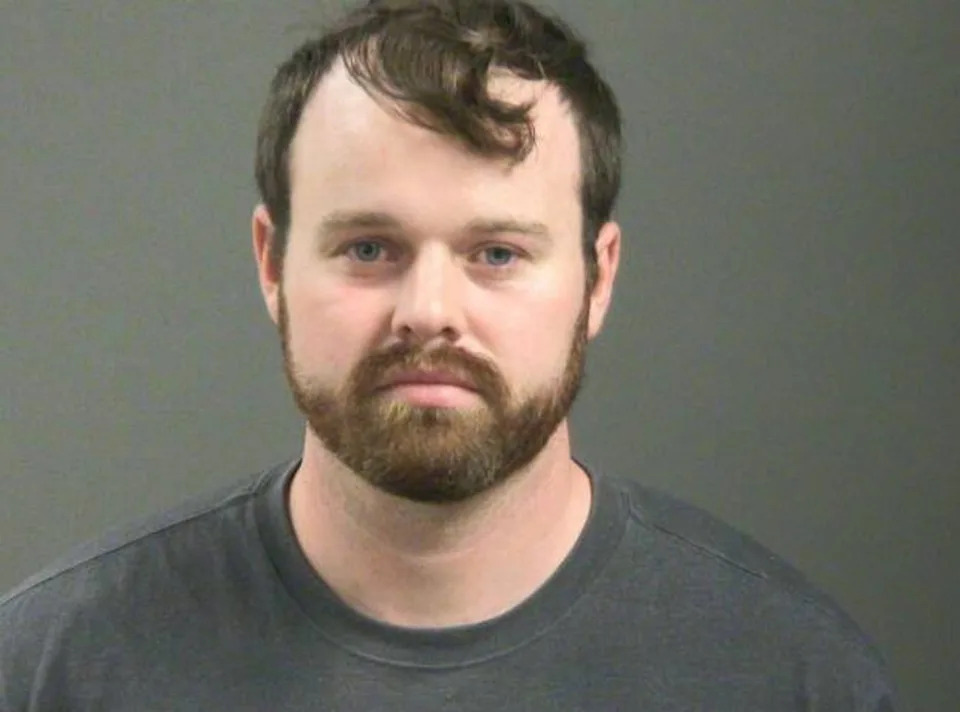 Joseph Duggar's mugshot for child molestation charges, arrest