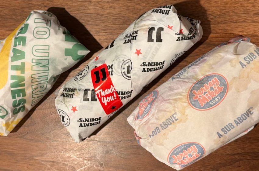  Trying Italian Sandwiches at Subway, Jimmy John’s, Jersey Mike’s; Best