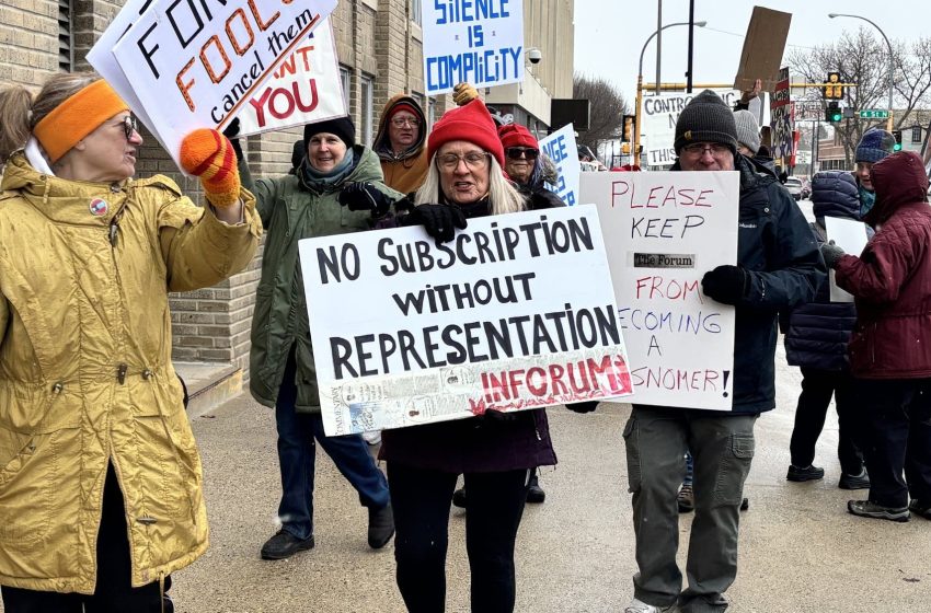  Fargo Forum lets go of liberal columnists, sparking protest – MPR News