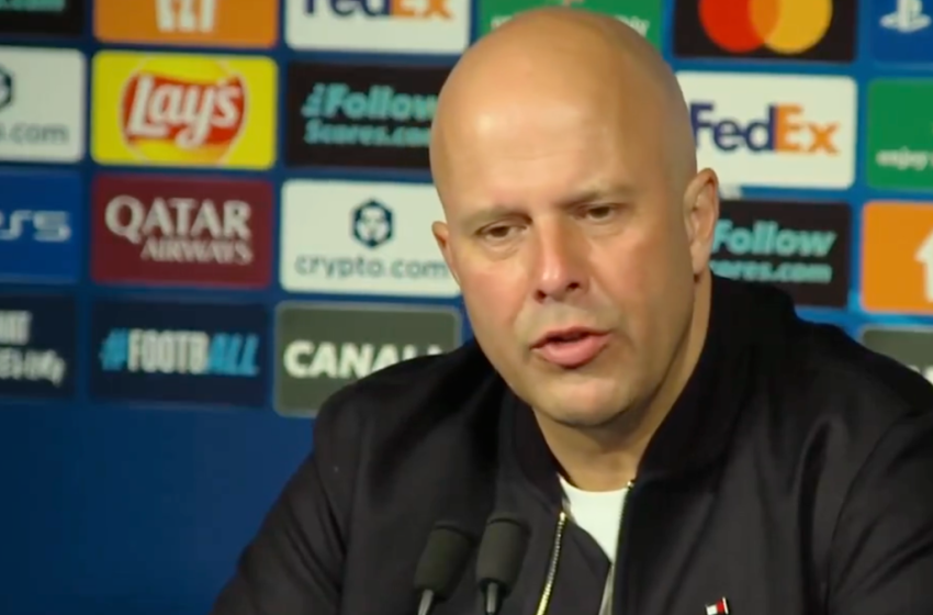  Arne Slot explains why he didn’t bring on Mohamed Salah against PSG