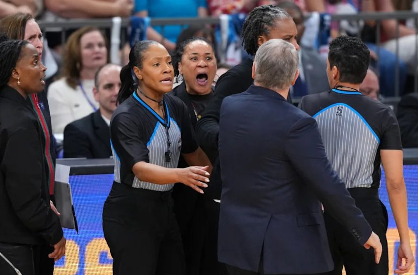  Auriemma and Staley clash in tense postgame exchange after South Carolina beats UConn in Final Four