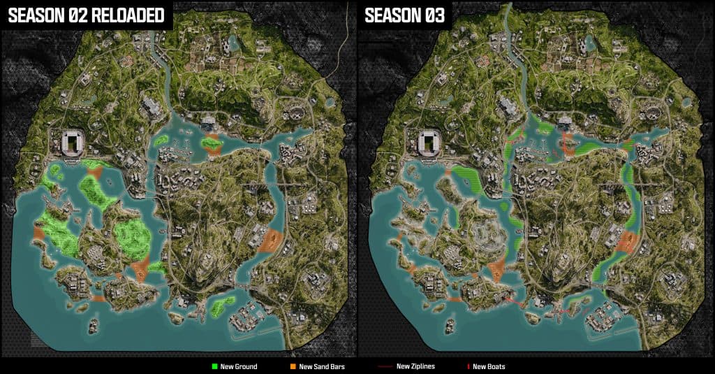 Avalon map compared