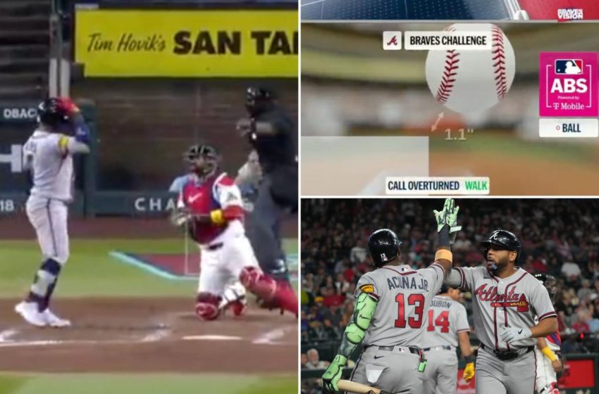  Braves ABS challenge leads to eight runs in wild turn of events