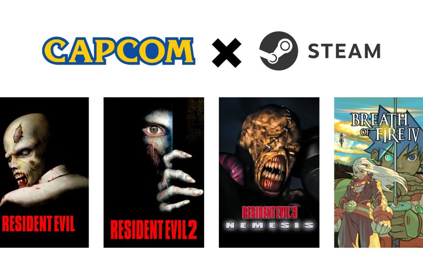  Original Resident Evil, Resident Evil 2, Resident Evil 3: Nemesis, and Breath of Fire IV now available via Steam
