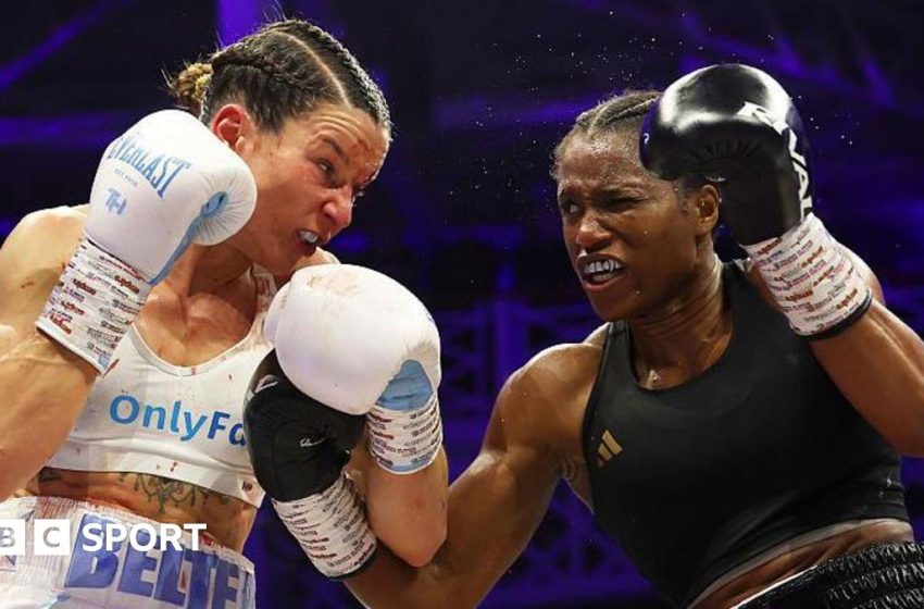  Dubois vs Harper: Caroline Dubois drops and stops Terri Harper to become unified lightweight champion