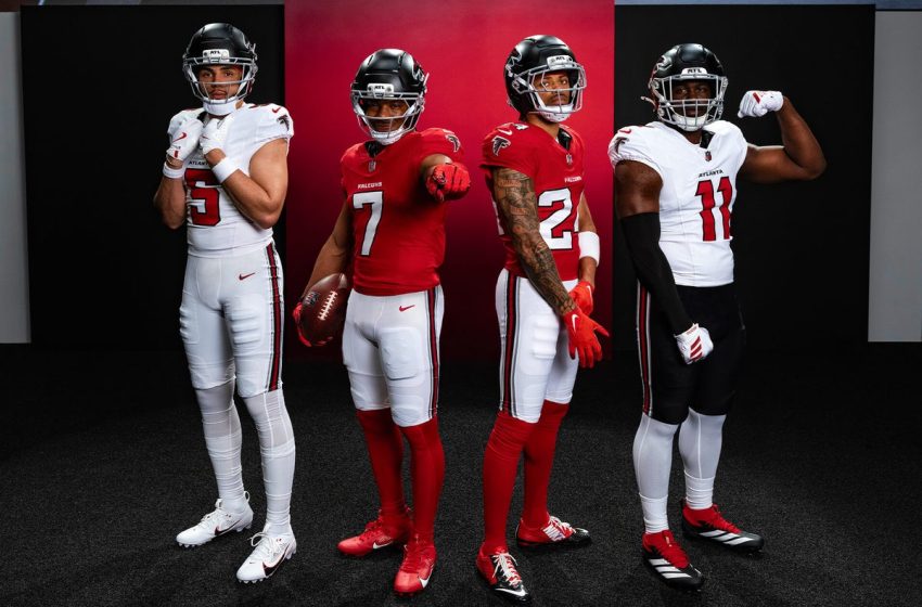  Falcons unveil new uniforms featuring red home jerseys