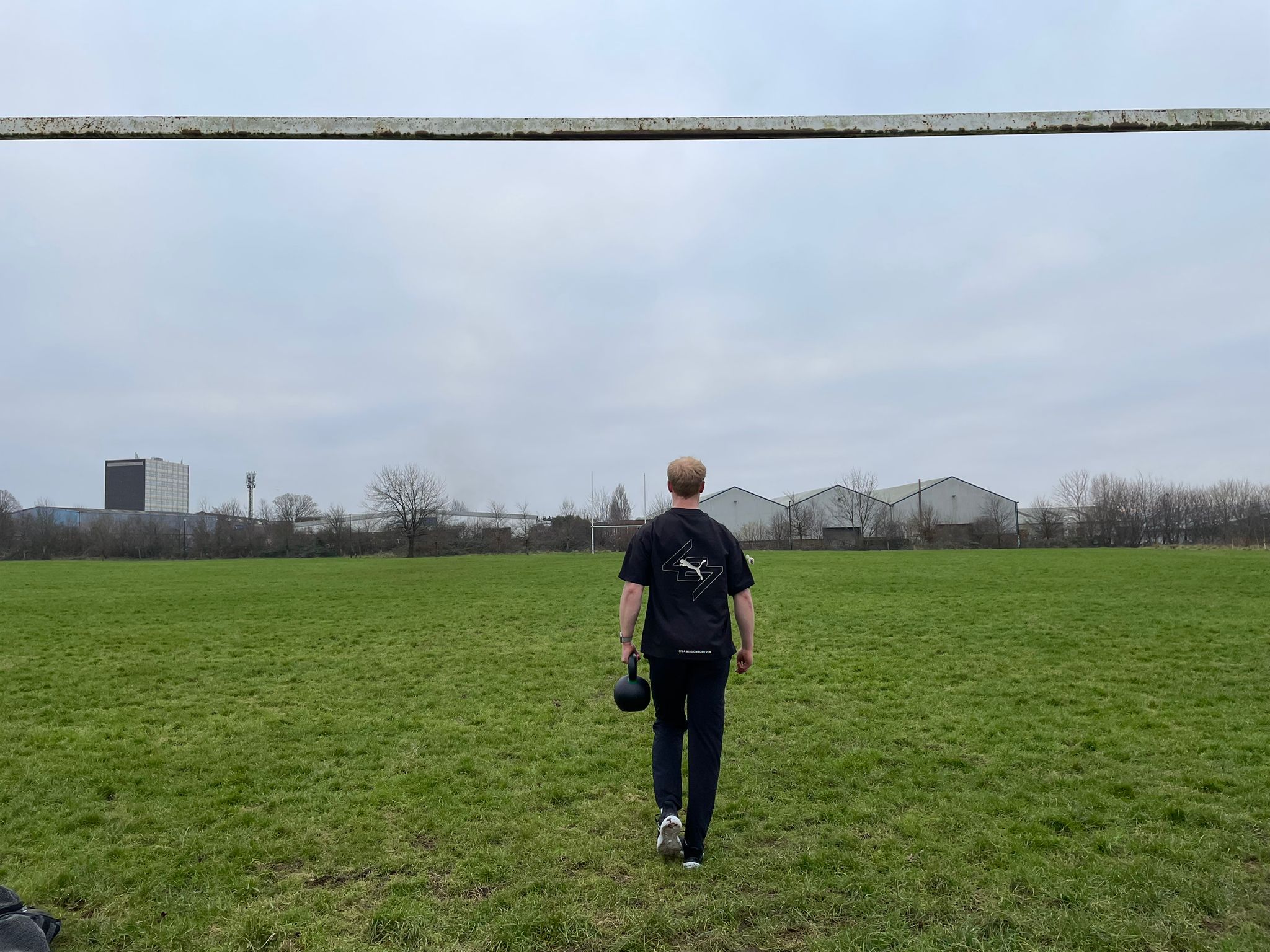 Exercising outside offers both physical and mental benefits, says coach Dan John – even if the weather doesn’t always play ball