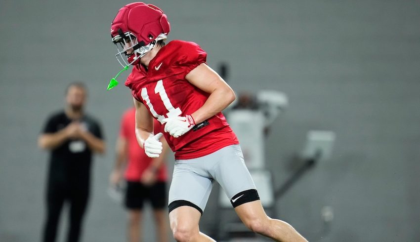 Freshman Wide Receiver Brock Boyd Joins Elite and Rare Company By Losing Black Stripe in March