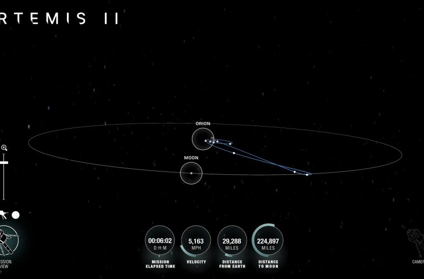 How to track the Artemis 2 astronauts on their journey around the moon