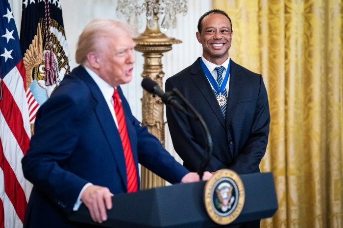 Tiger Woods Donald Trump