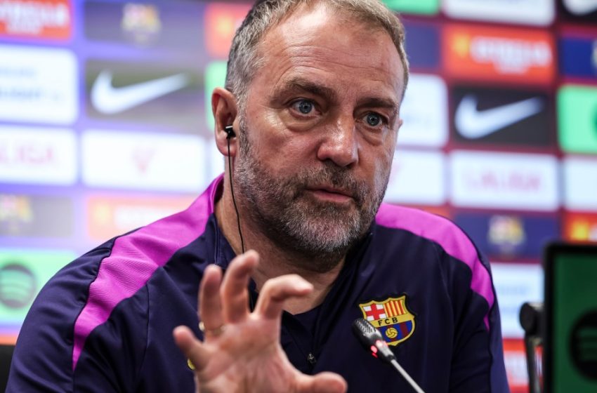  Hansi Flick sends message to Barcelona players about Atlético Madrid pitch before crunch La Liga clash