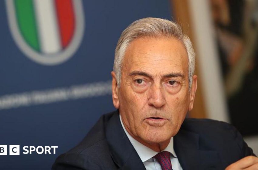  Italy 2026 World Cup: Gabriele Gravina resigns as head of the Italian Football Federation