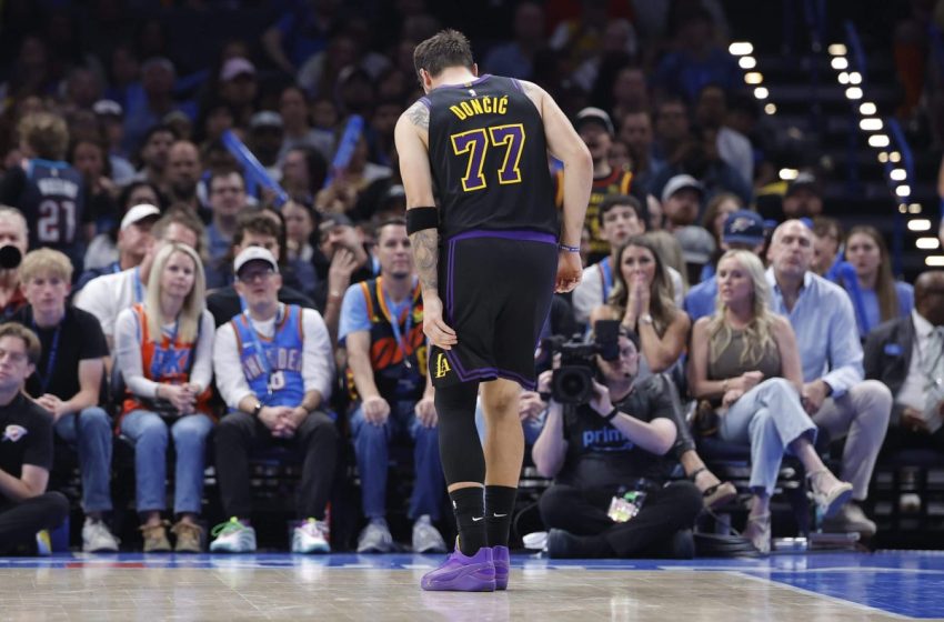  Luka Dončić to miss rest of regular season with hamstring injury, Lakers announce