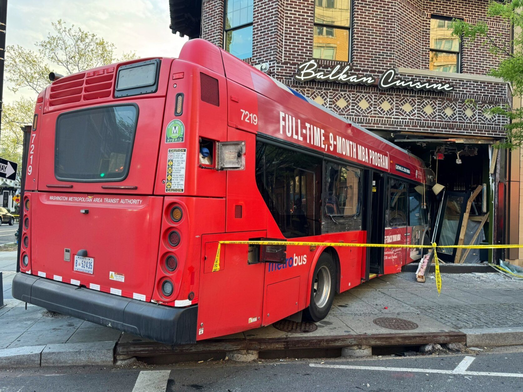 Metrobus crash