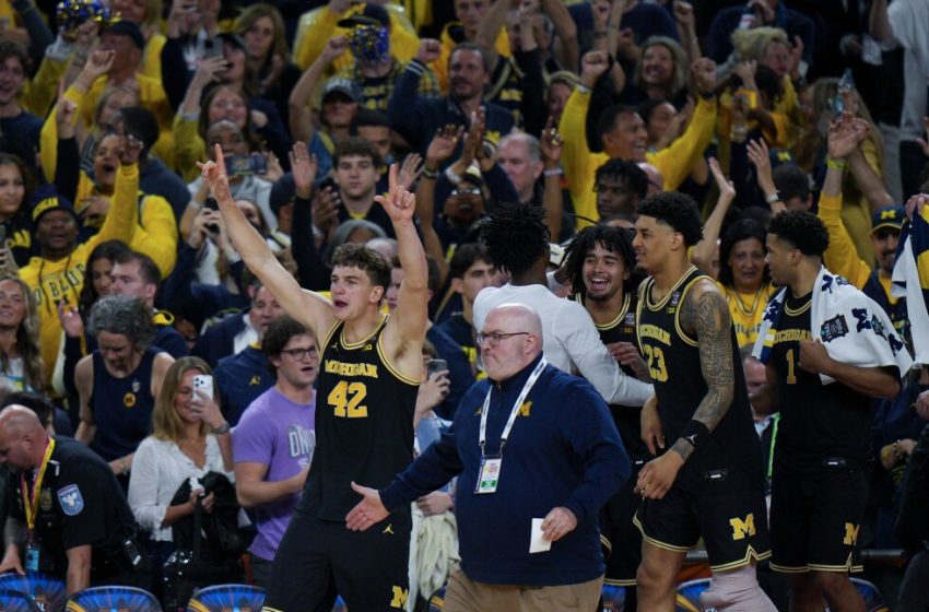  Michigan installed as early favorite over UConn despite Lendeborg injury