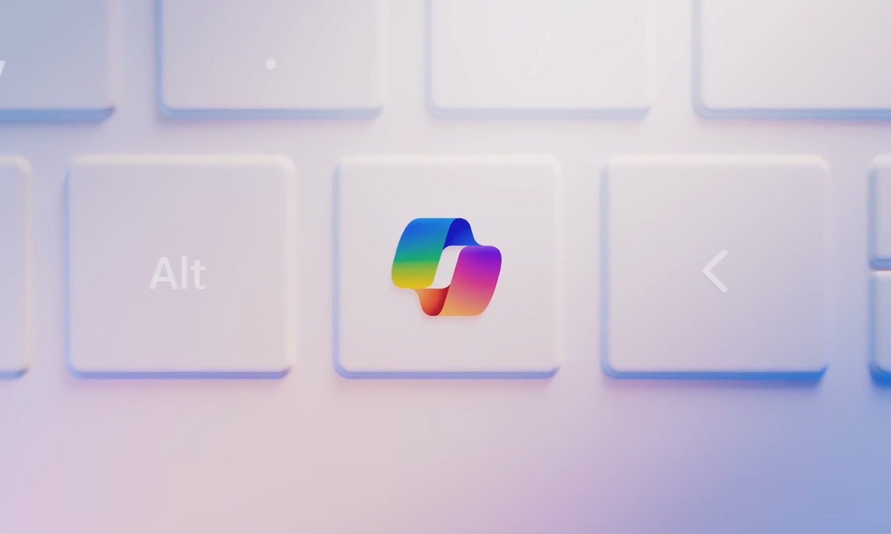 Microsoft Windows Copilot key on a keyboard