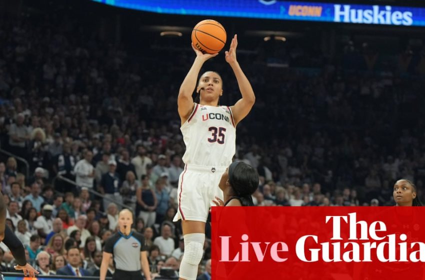  NCAA women’s Final Four: UConn v South Carolina, UCLA v Texas – live updates | NCAA Tournament 2026