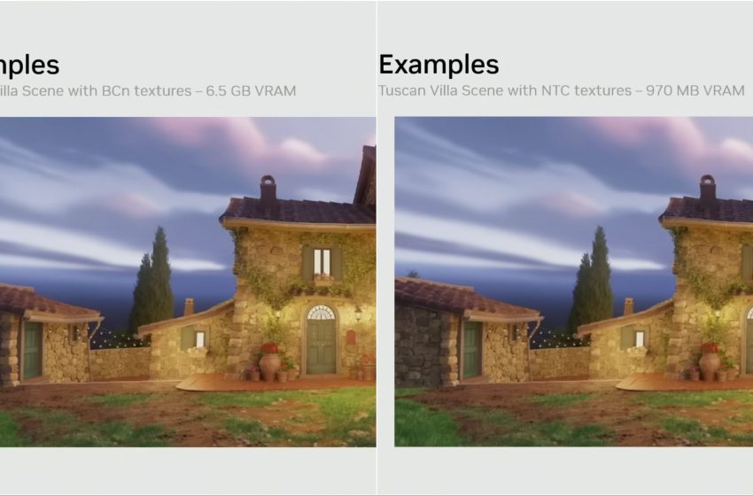  NVIDIA Shows Neural Texture Compression Cutting VRAM by 85% or Boosting Quality for the Same Budget