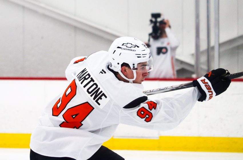  Rick Tocchet reveals first Flyers lineup featuring Porter Martone